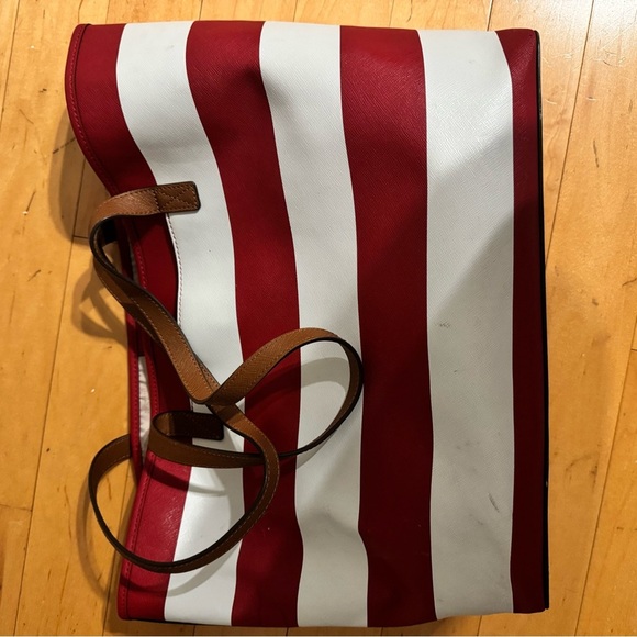 Michael Kors Jet Set Travel Stripe Medium Tote Bag - Picture 5 of 7